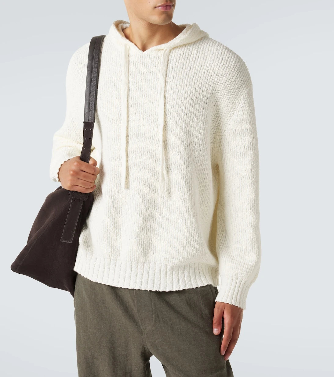 Commas - Knitted cotton hoodie
