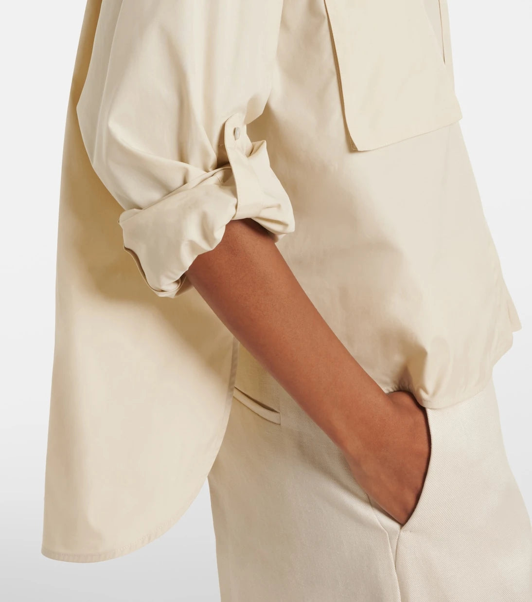 Max Mara - Tenue cotton poplin shirt