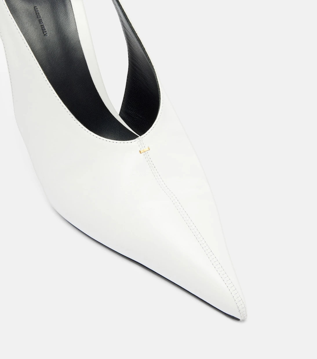 Khaite - Bella 100 leather slingback pumps