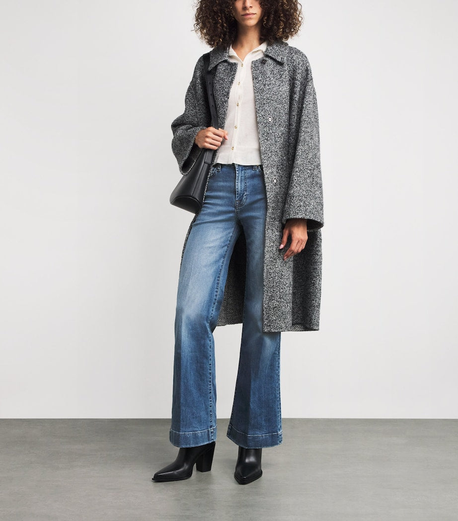 7 For All Mankind Blue Modern Dojo Soho Flared Jeans