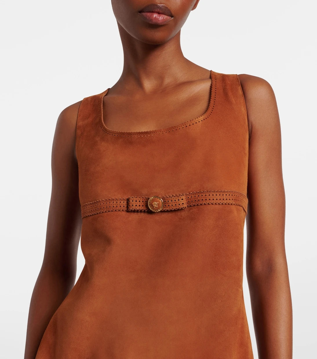 Versace - Suede minidress