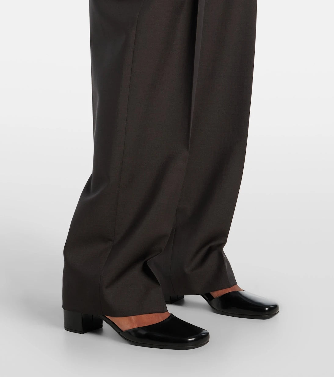 The Row - Mikkela high-rise wool and mohair pants