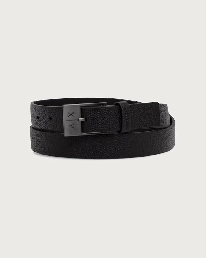 Armani Exchange Erkek Deri Kemer