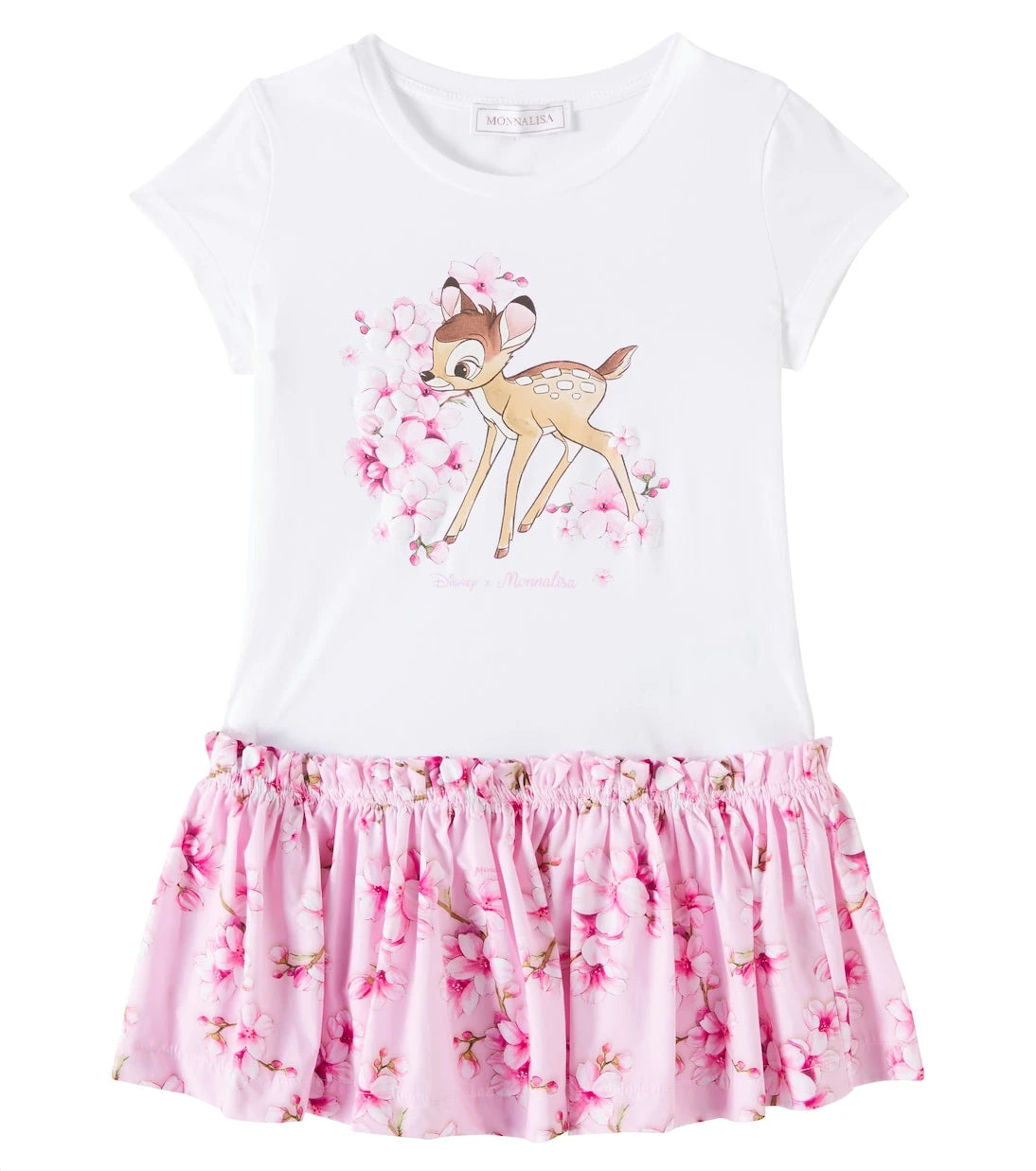 Monnalisa - x Disney® printed cotton-blend dress