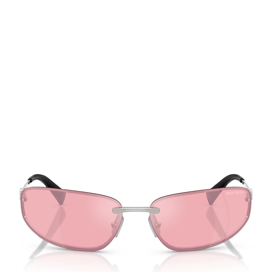 Silver Metal MUA50S Frameless Sunglasses