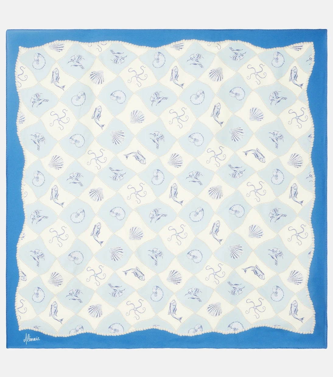 Alémais - Pia printed silk scarf