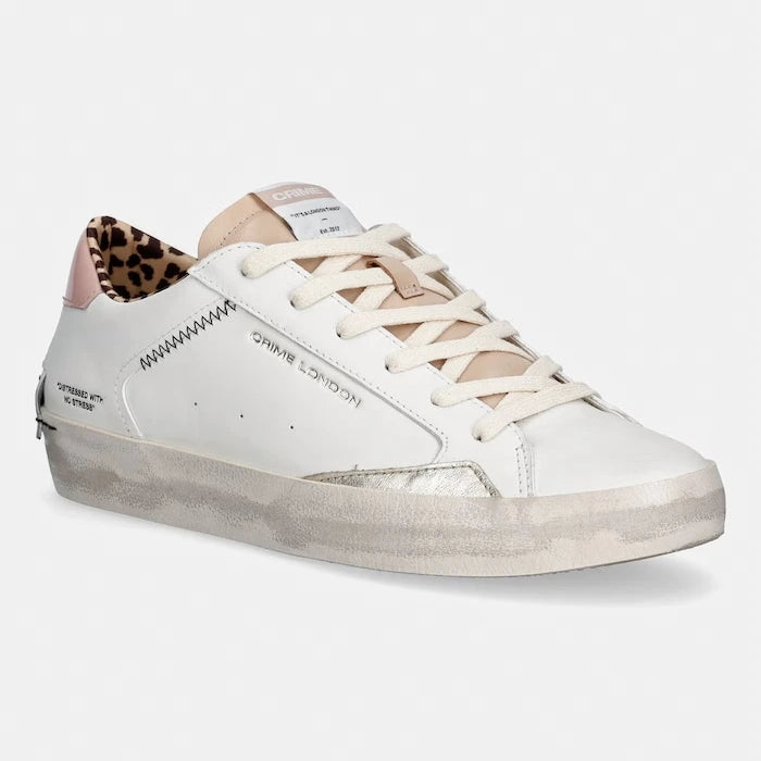 Кожени маратонки Crime London DISTRESSED