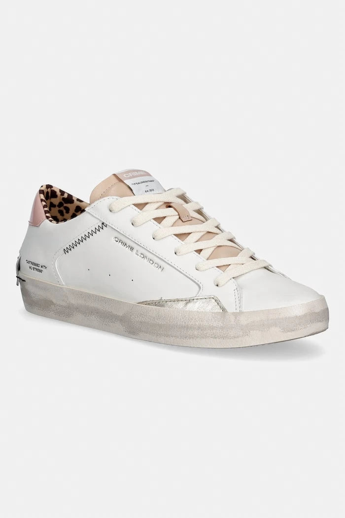 Crime London DISTRESSED Deri Sneakers