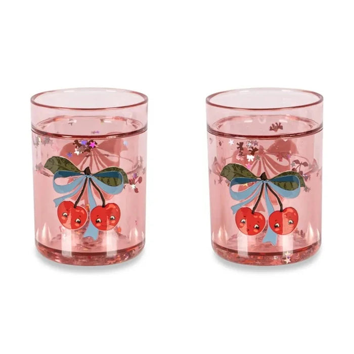 Konges Sløjd Комплект чаши за деца 2 PACK GLITTER CUPS