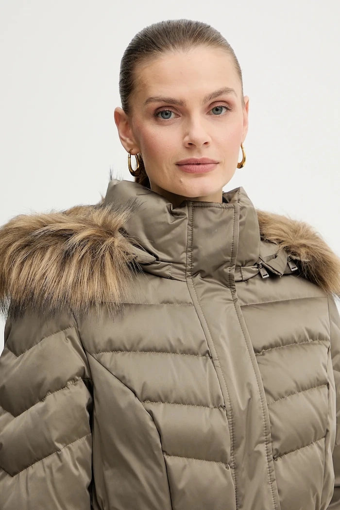 Guess MARINA Kapüşonlu Şişme Mont