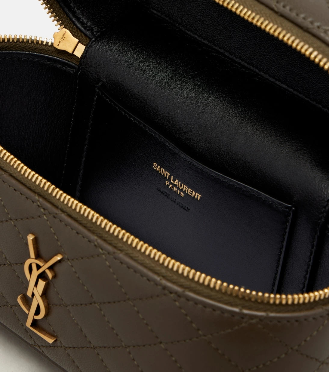 Saint Laurent - Gaby leather vanity bag