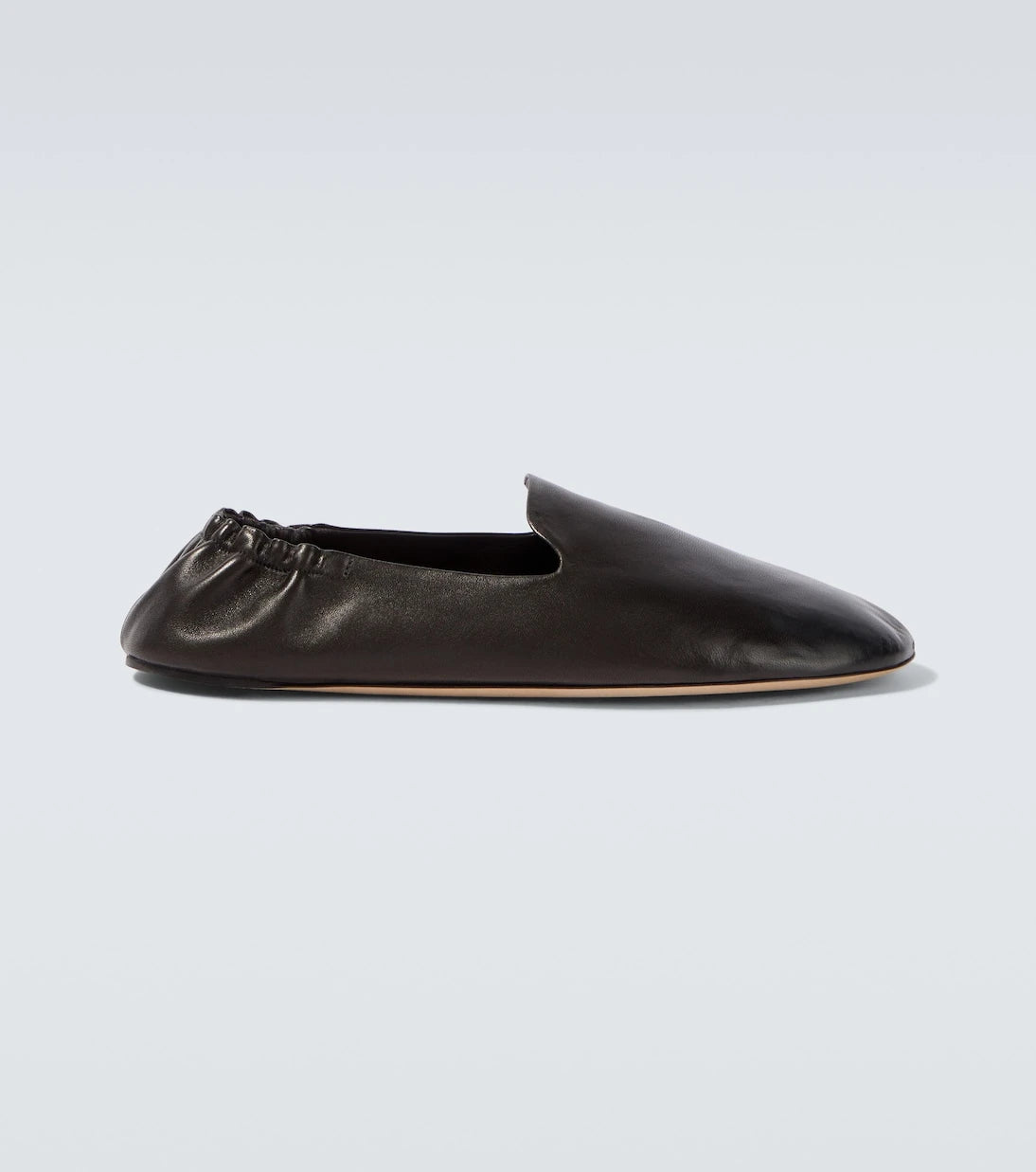 The Row - Casa leather slip-on shoes