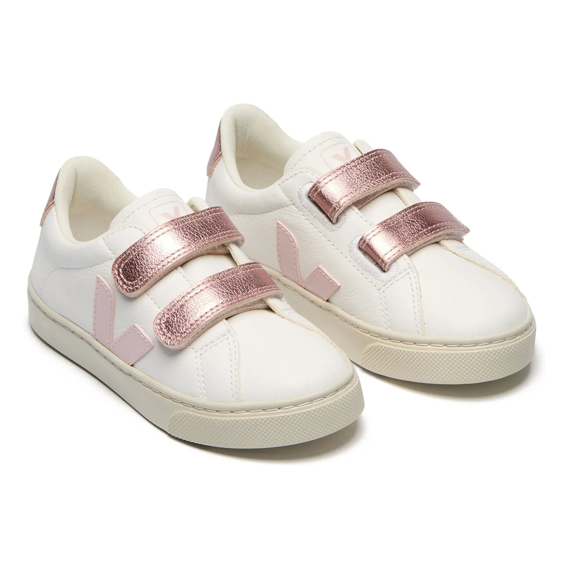 Veja - Esplar Leather Scratch Sneakers  | White