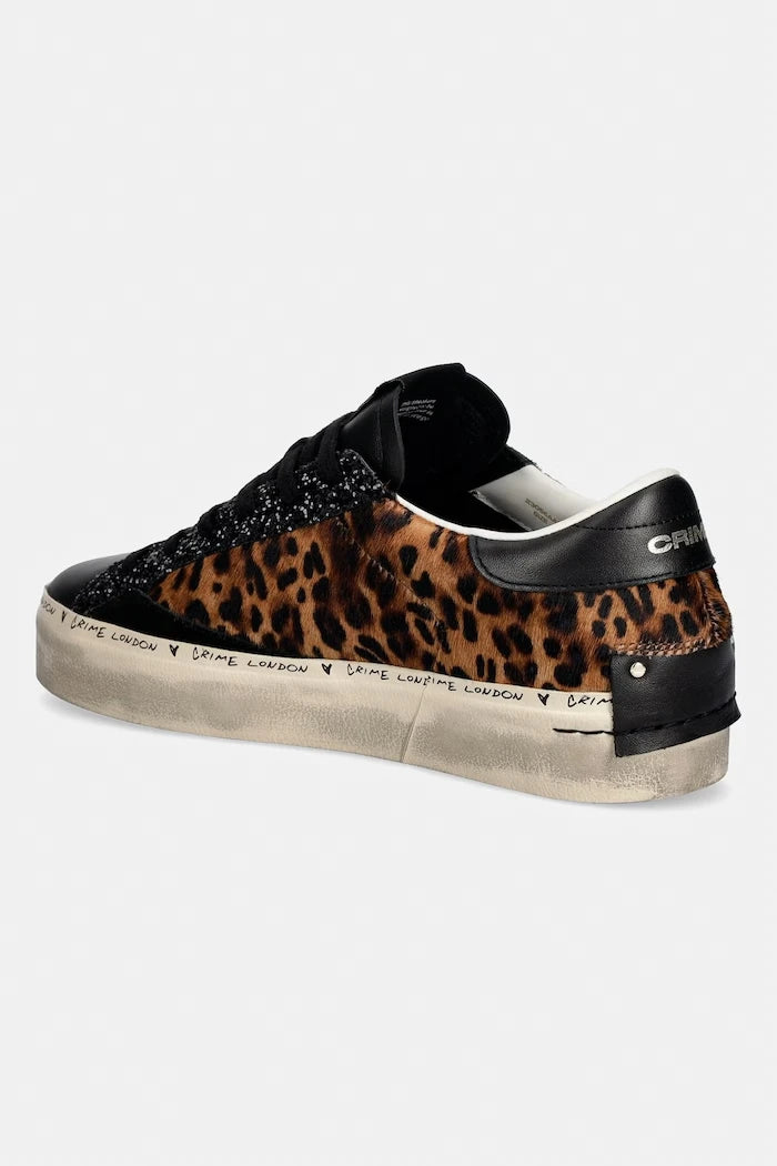 Crime London DISTRESSED PLATFORM маратонки дамски от кожа