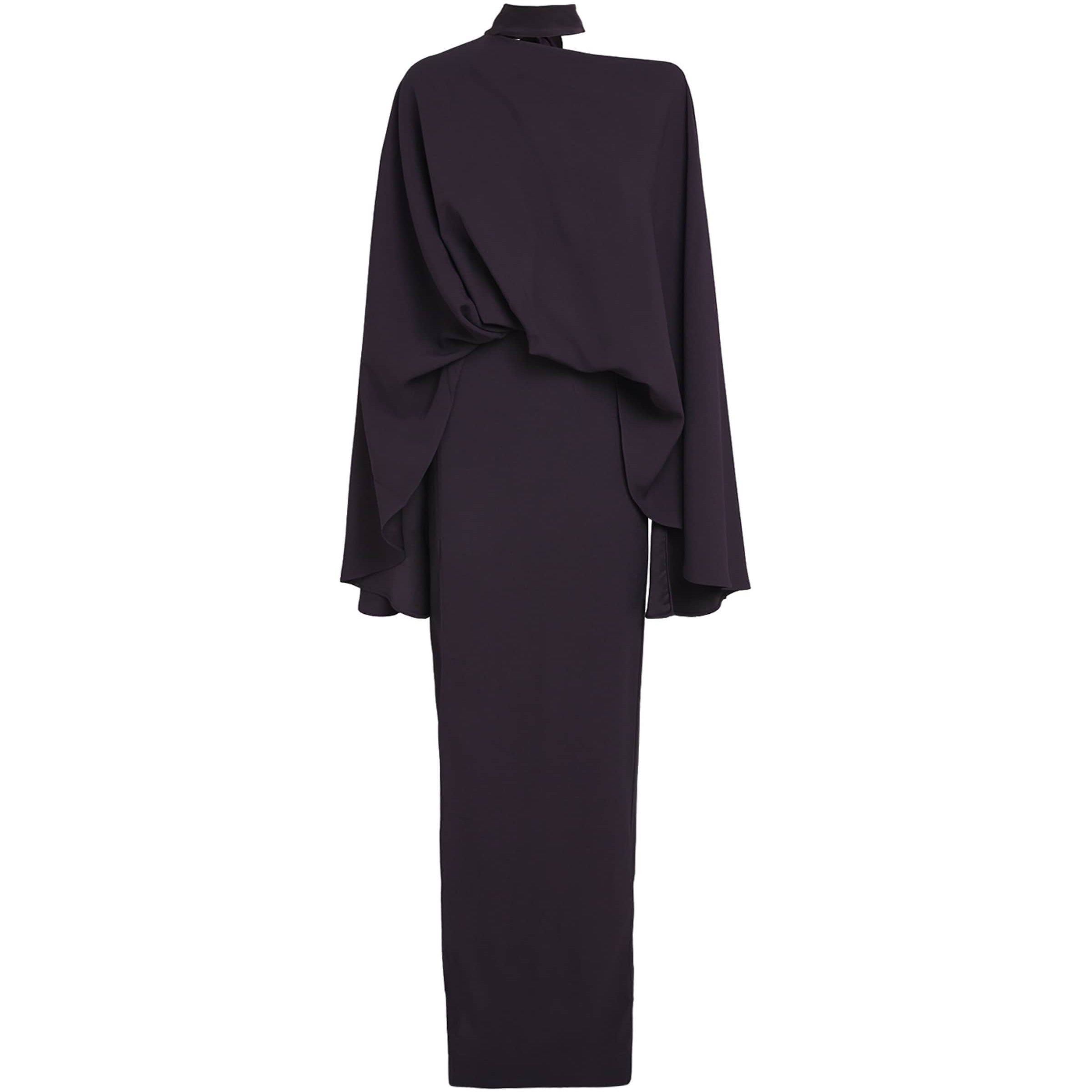 Crepe Cady Brooks Maxi Dress