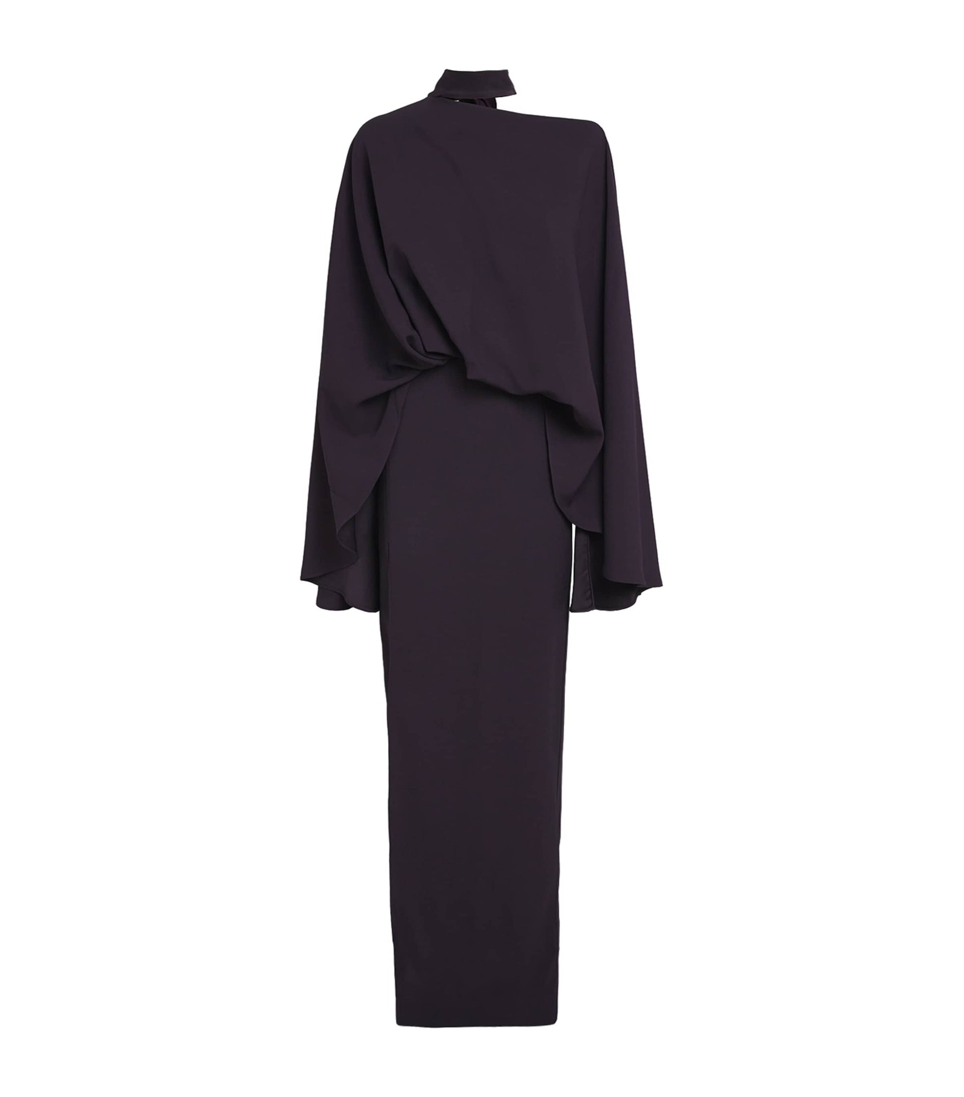 Crepe Cady Brooks Maxi Dress