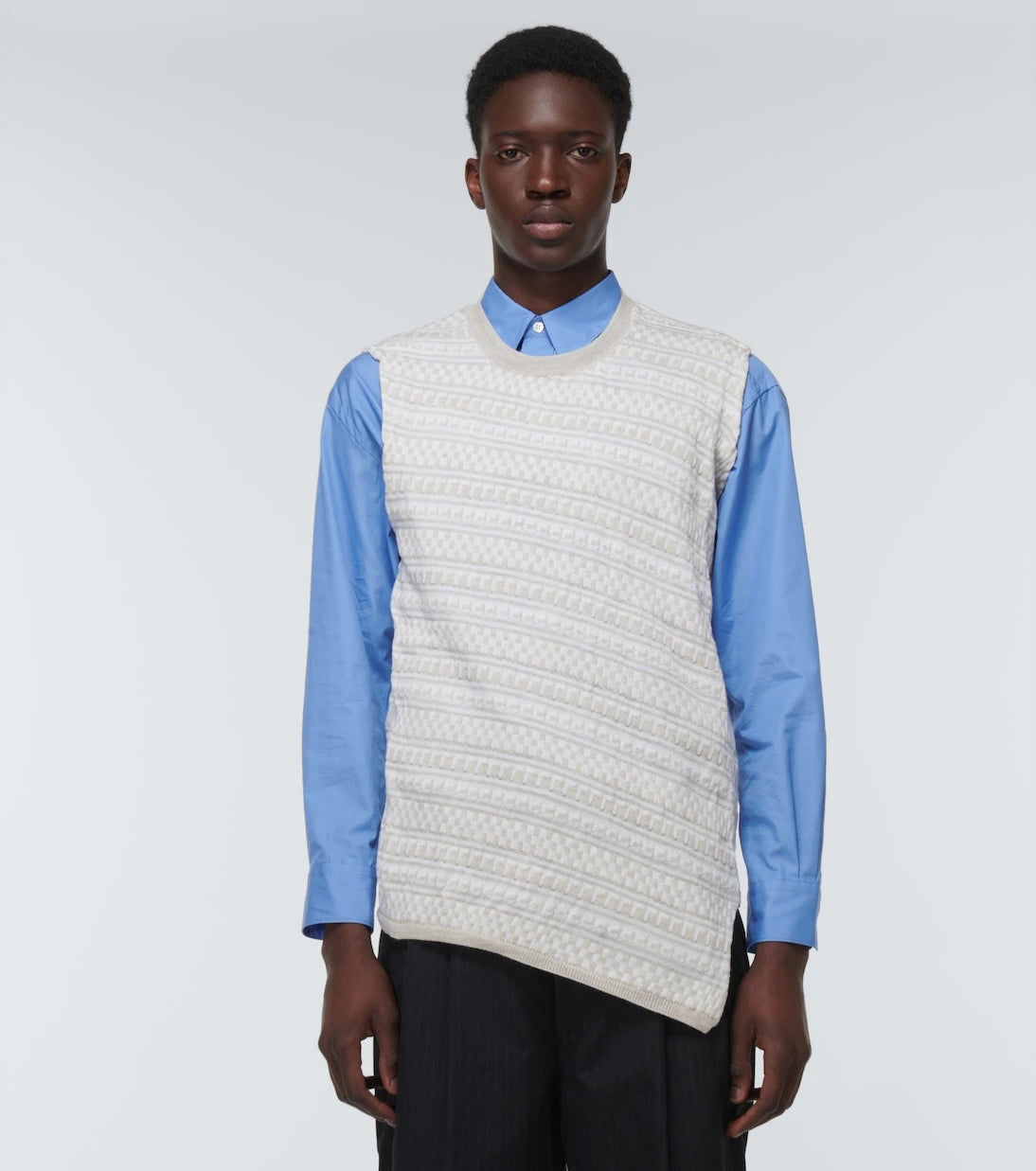 Comme des Garçons Shirt - Intarsia-knit wool sweater vest