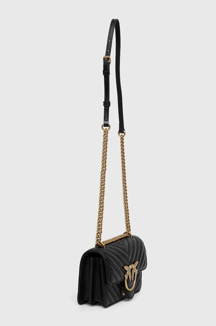 Pinko чанта crossbody дамска от кожа