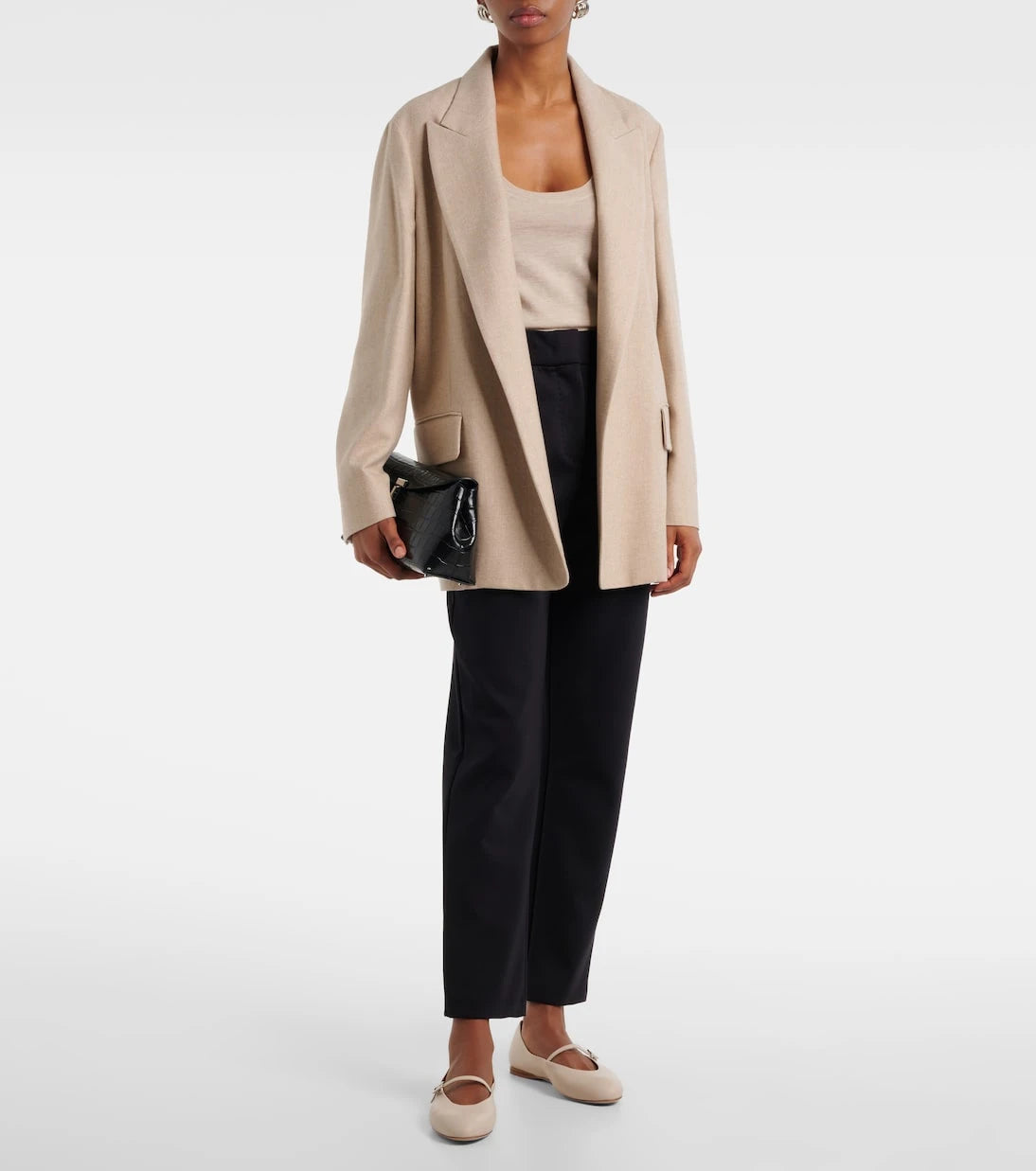 Max Mara - Leather ballet flats