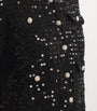 Sequinned Cardigan BLACK