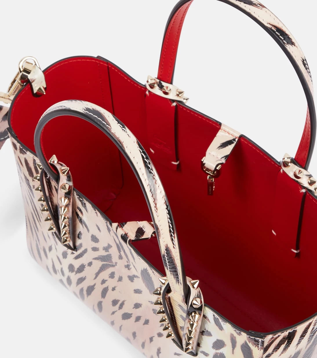 Christian Louboutin - Cabata Mini leopard-print leather tote bag