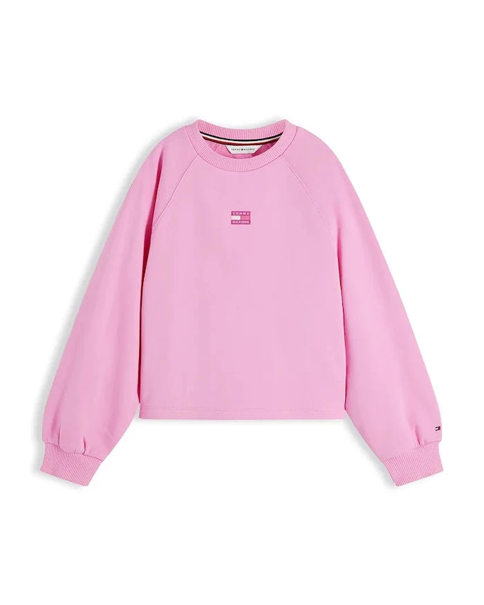 Tommy Hilfiger çocuklar için pamuklu sweatshirt
