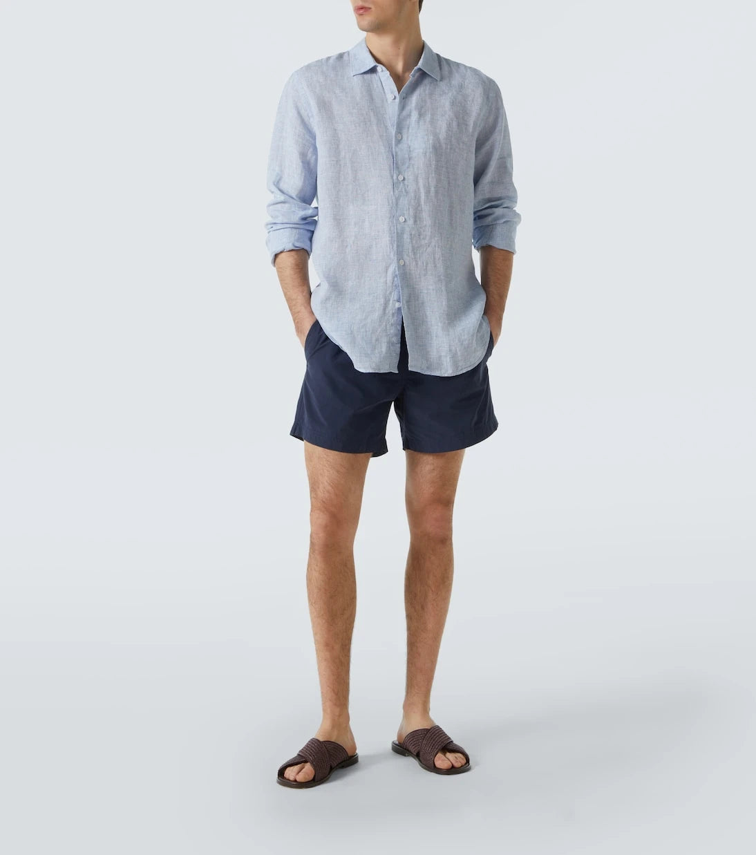 Orlebar Brown - Giles linen long-sleeved shirt