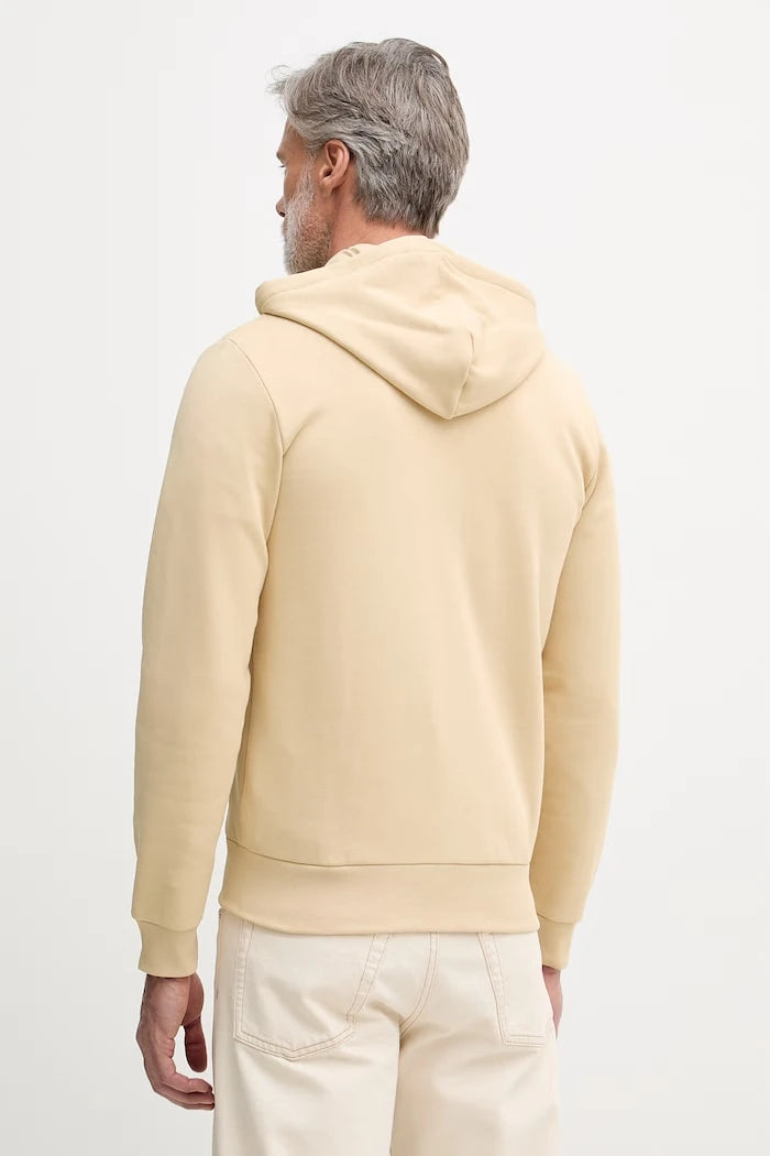 Pamuklu kapüşonlu erkek Lacoste sweatshirt
