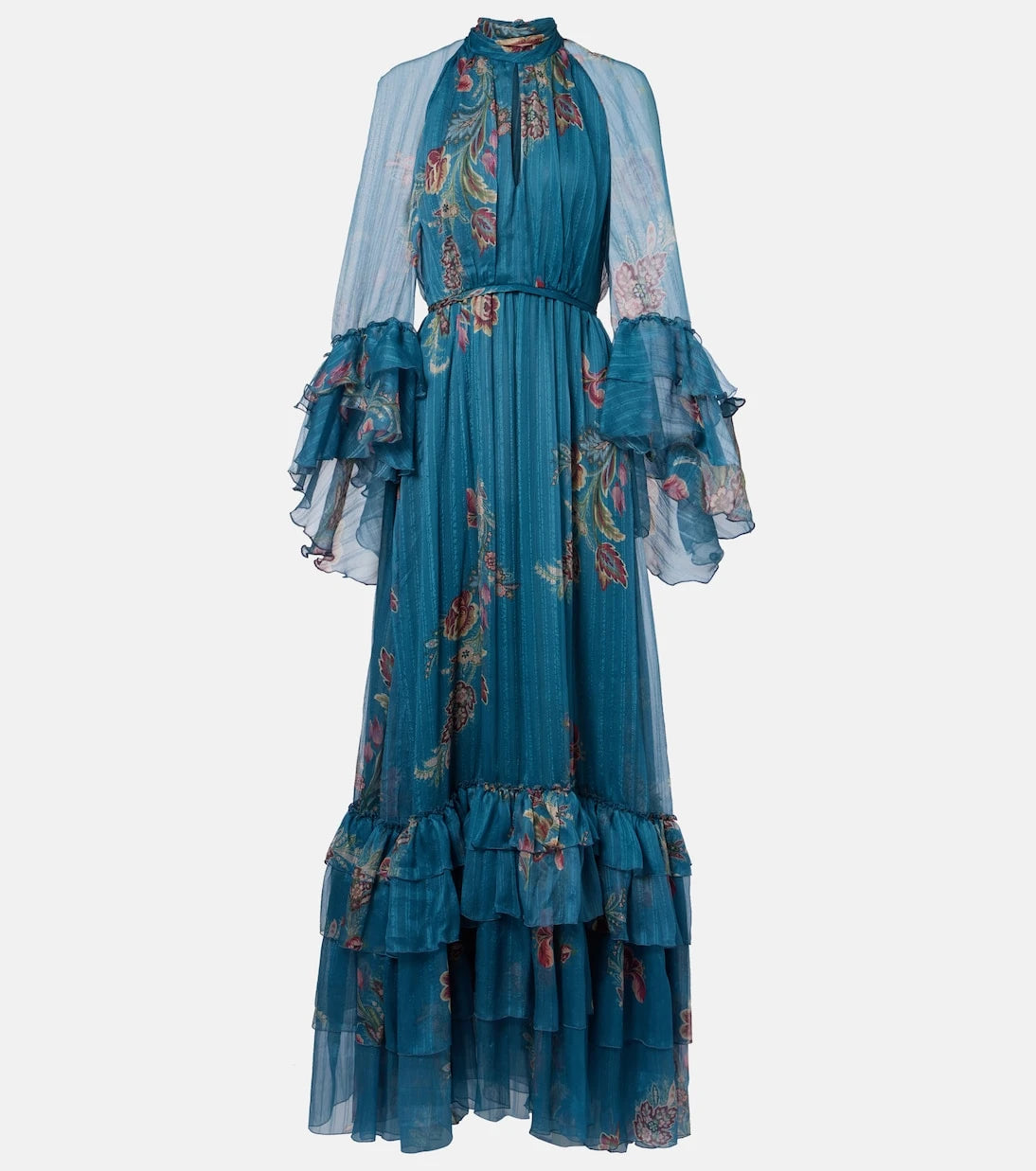 Etro - Paisley silk chiffon gown