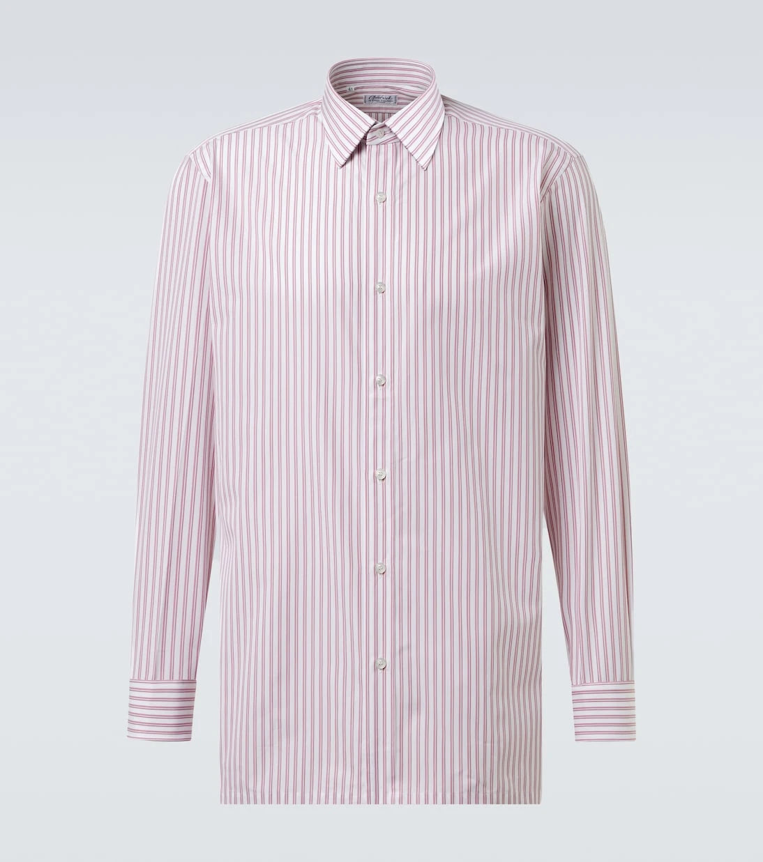 Charvet - Striped cotton poplin shirt