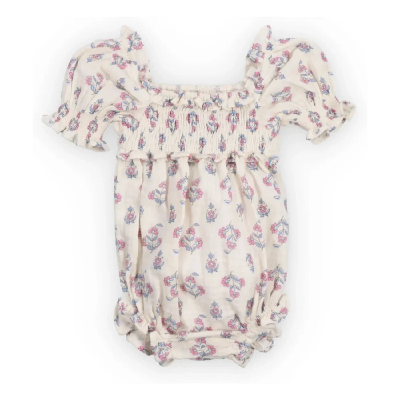 the new society - Clavel Fleurie romper | Ecru