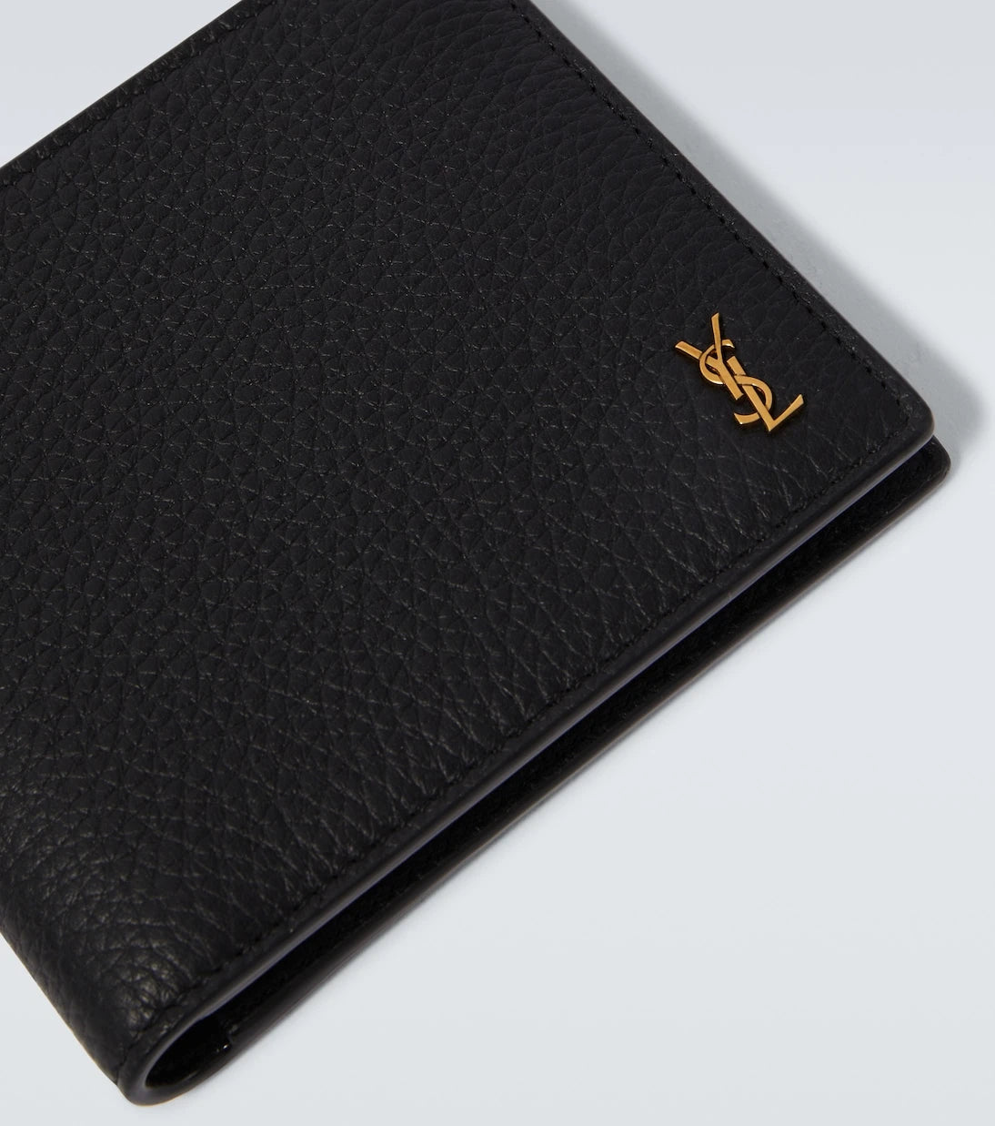 Saint Laurent - Tiny Cassandre East/West leather wallet
