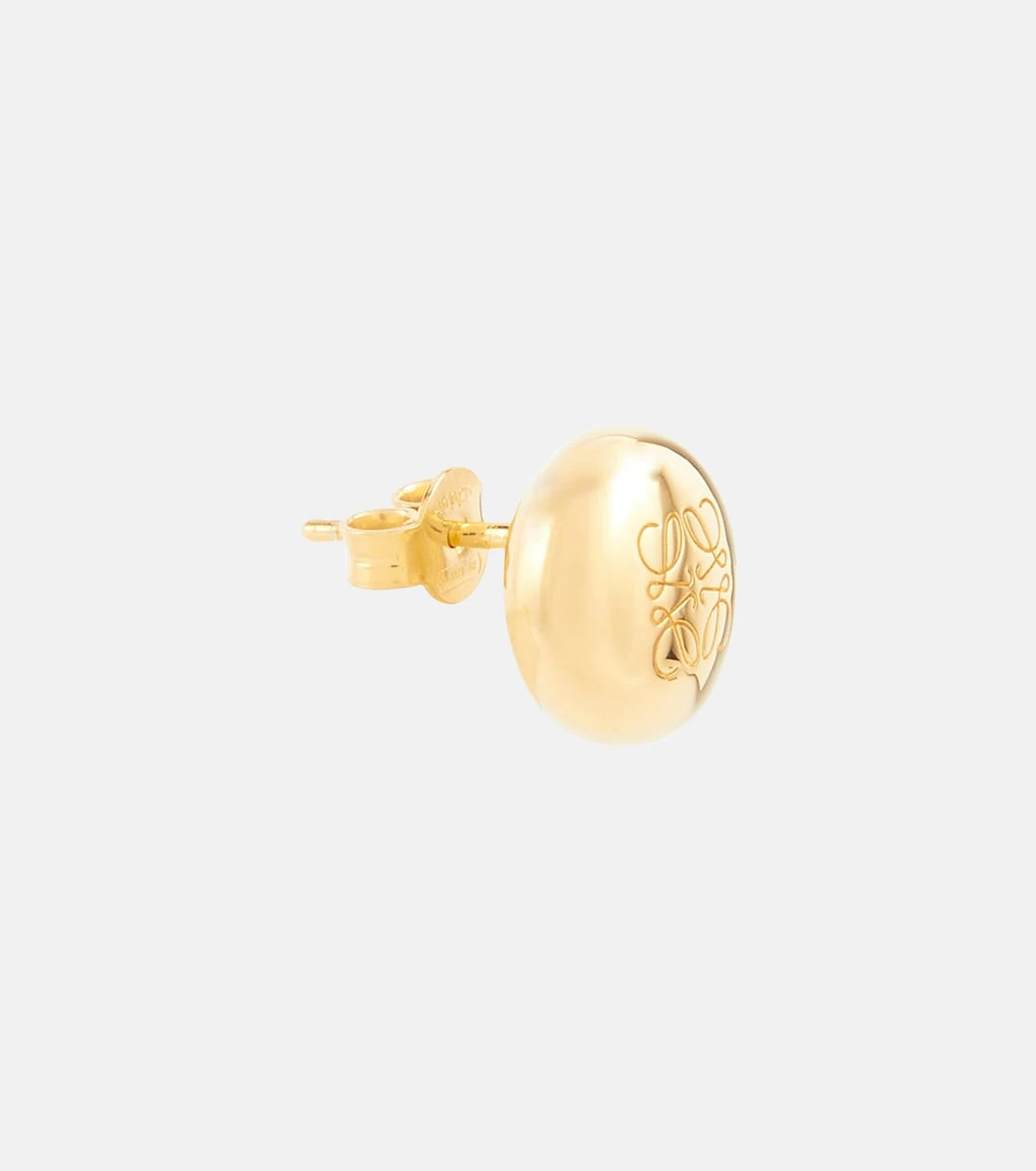 Loewe - Anagram Pebble sterling silver earrings
