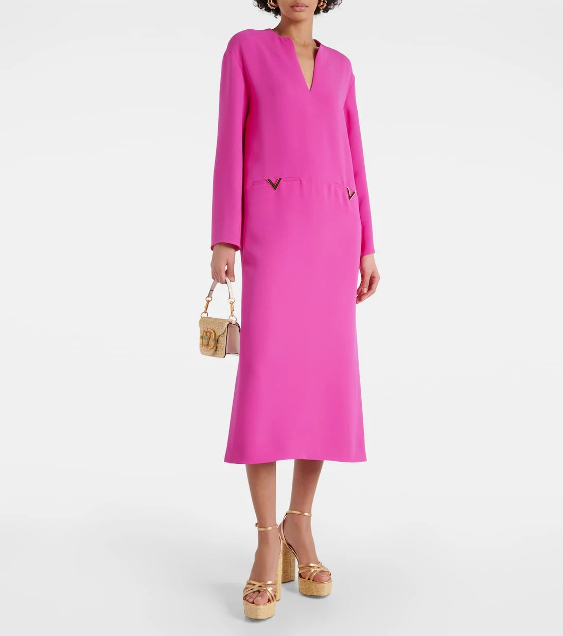 Valentino - VGold silk kaftan