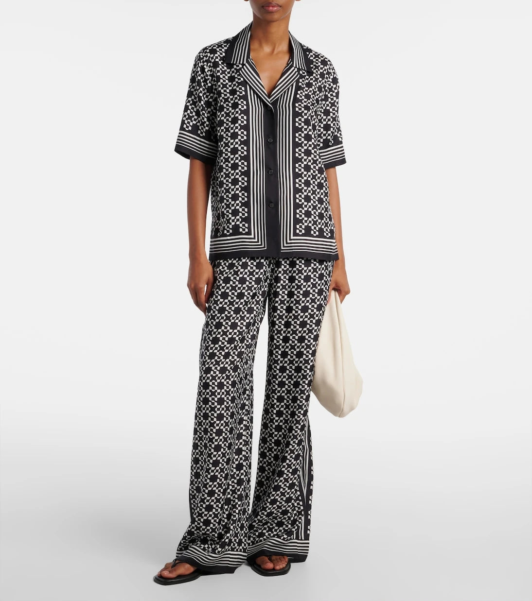 Simkhai - Koda printed bowling shirt
