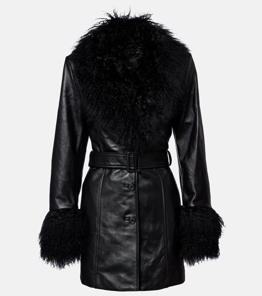 Nili Lotan - Sefa belted leather jacket