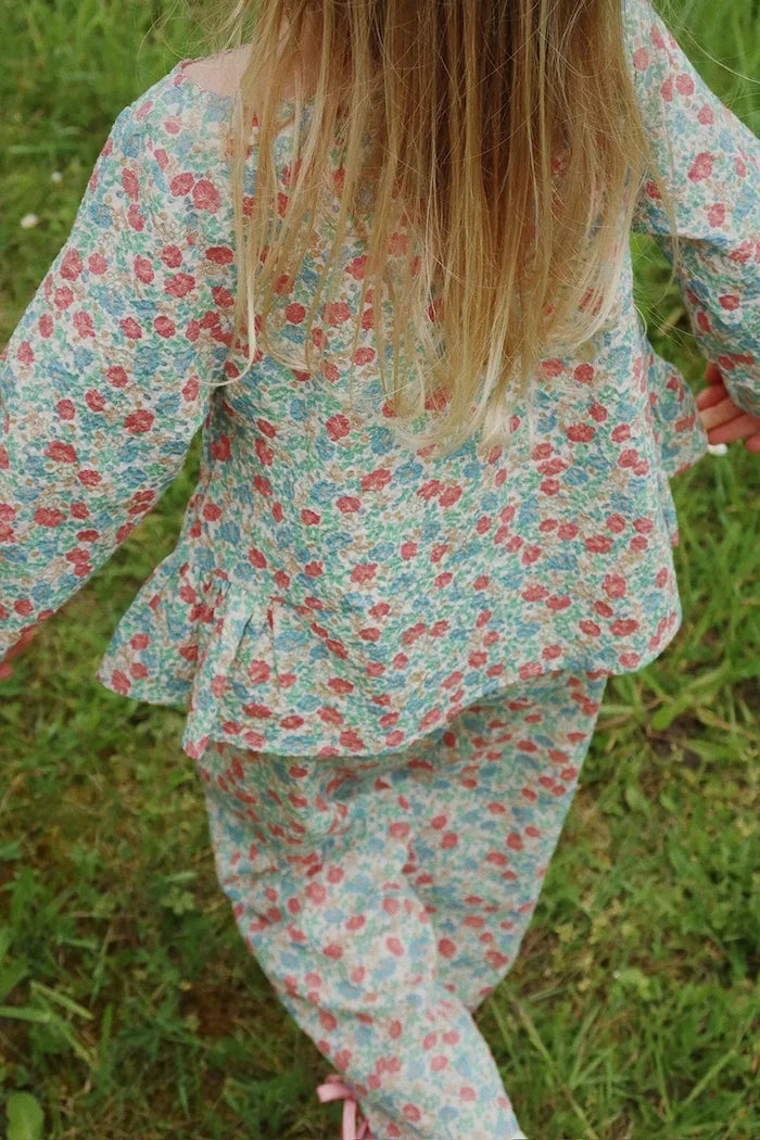 Konges Sløjd ELIN BOW BLOUSE GOTS Çocuk Bluzu