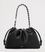 Large Leather Flamenco Shoulder Bag