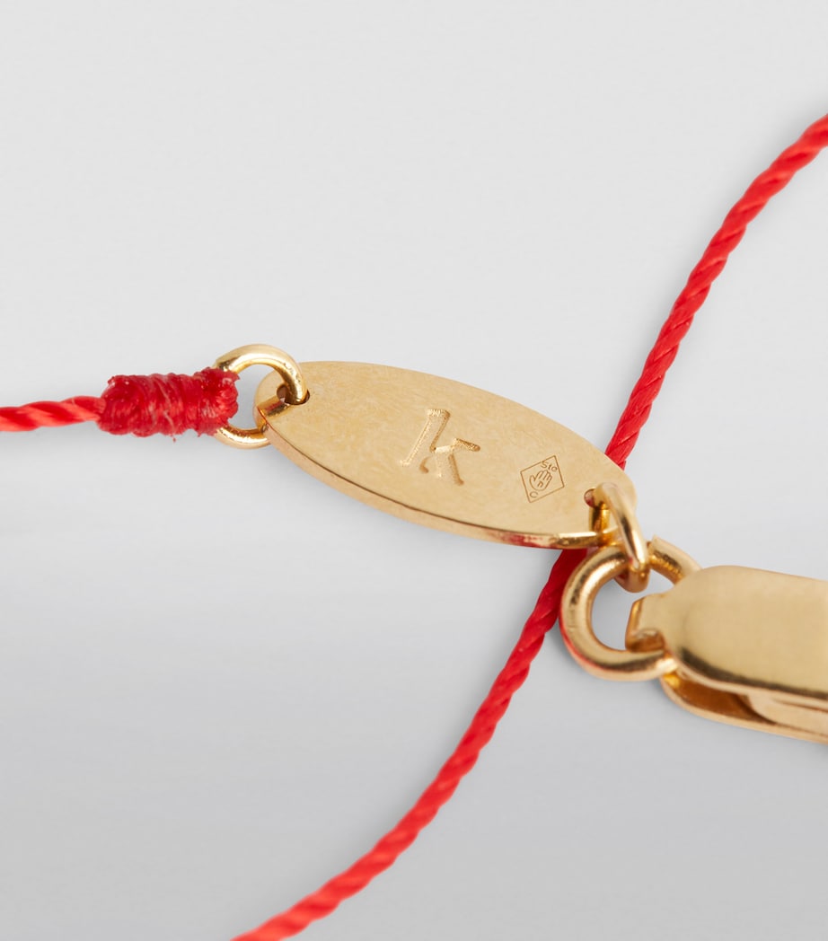 Yellow Gold and Diamond Absolu Thread Bracelet