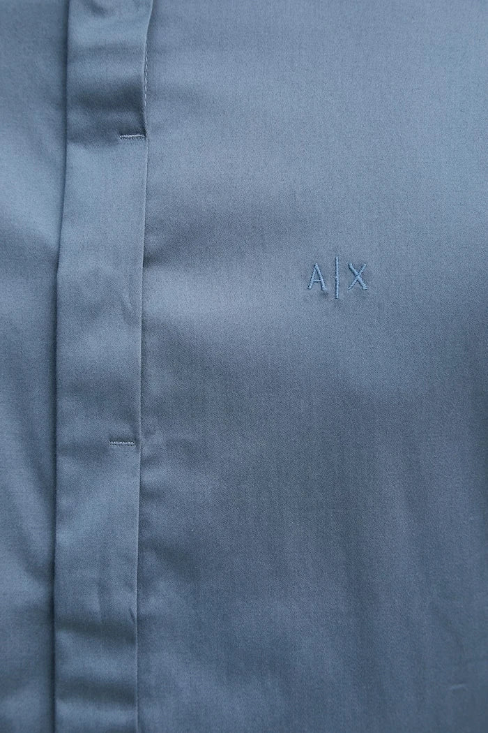 Armani Exchange риза мъжка от памук с еластан
