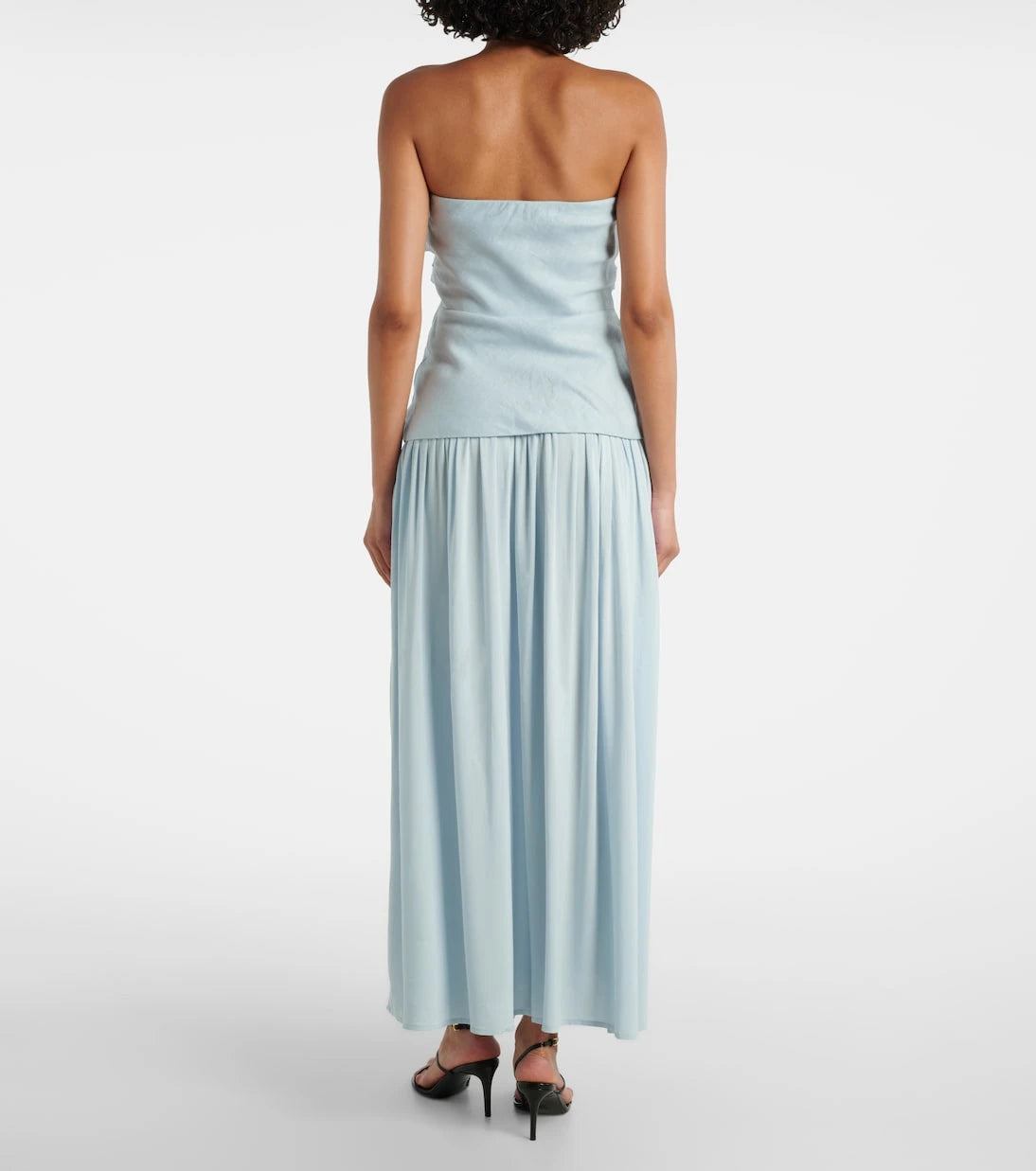 Faithfull - Hedy strapless linen maxi dress