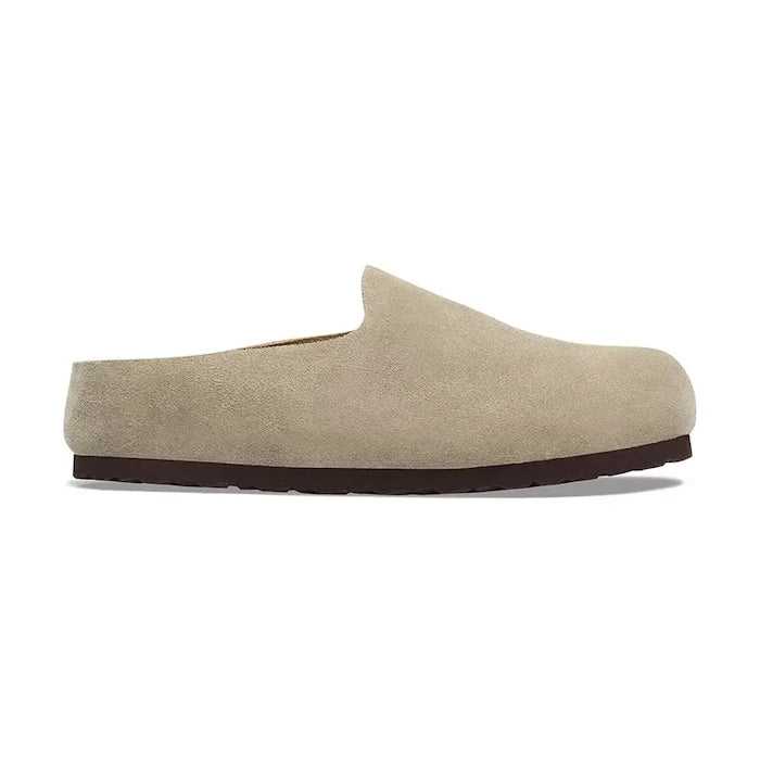 Birkenstock пантофи от велур Amsterdam Wrapped Suede Leather