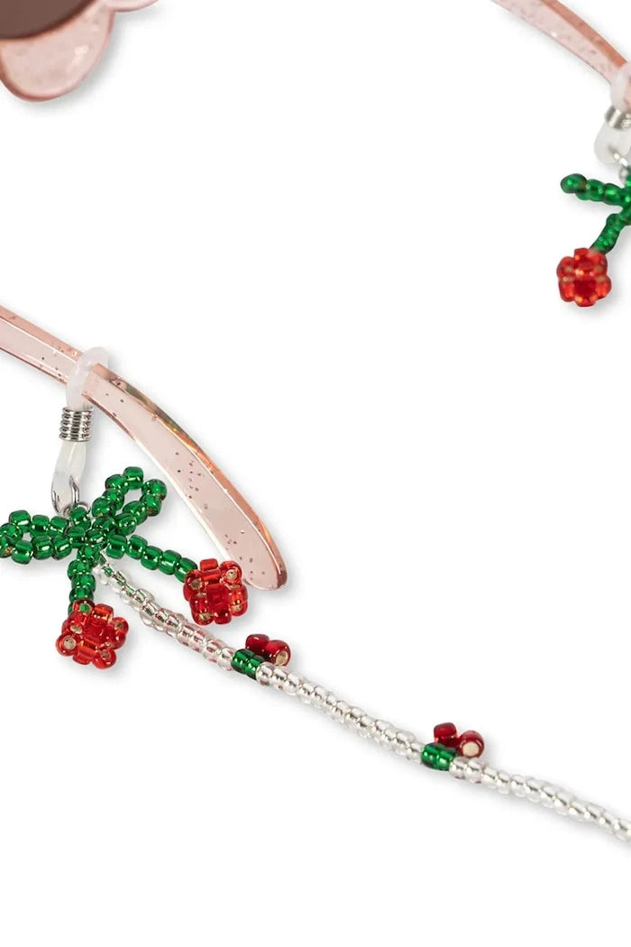 Konges Sløjd SUNGLASSES BEAD CHAIN CHERRY Çocuk Güneş Gözlüğü Zinciri