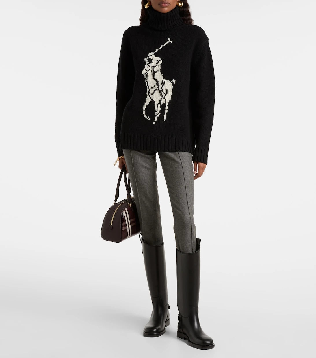 Polo Ralph Lauren - Logo wool turtleneck sweater