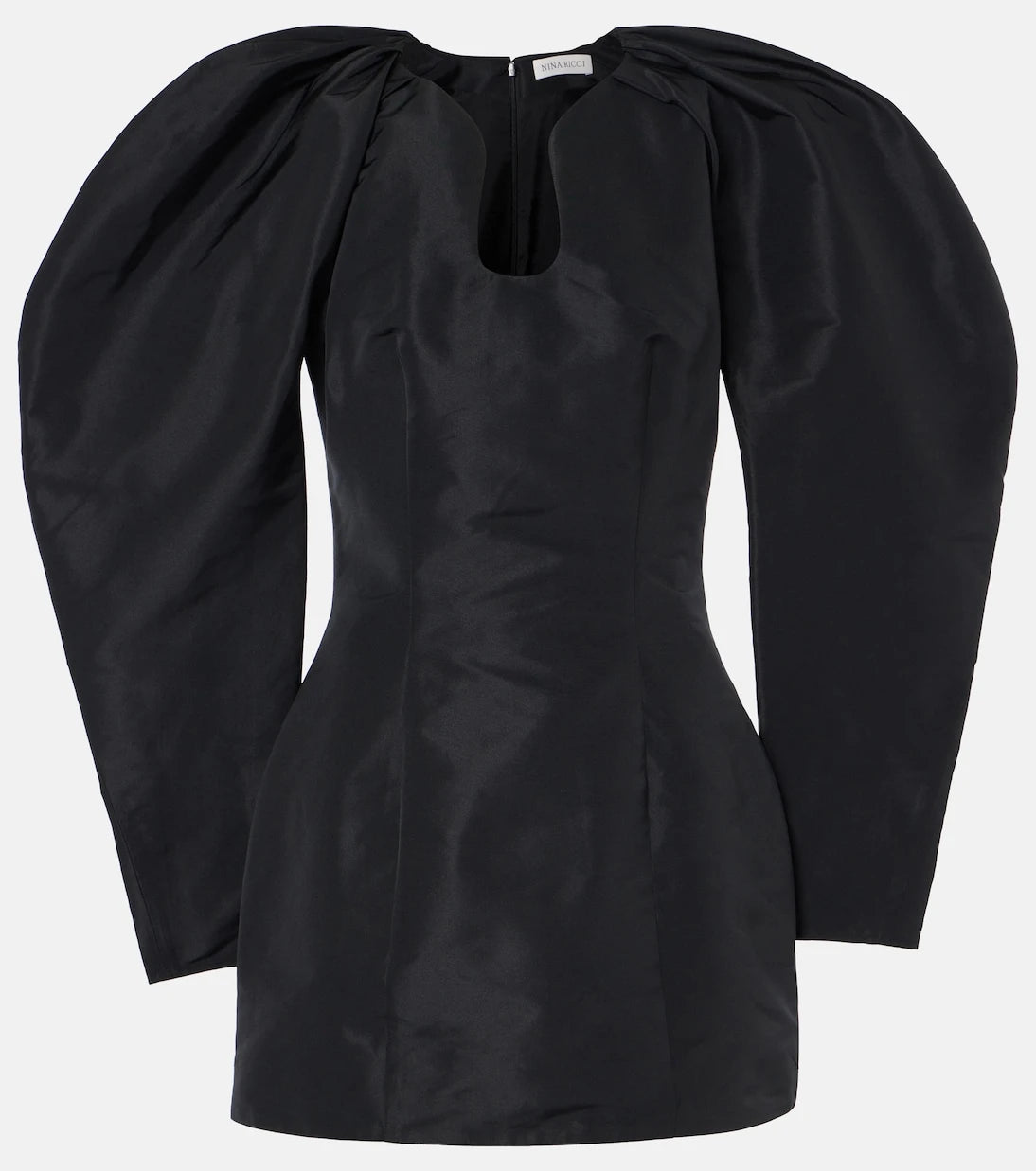Nina Ricci - Pleated taffeta minidress