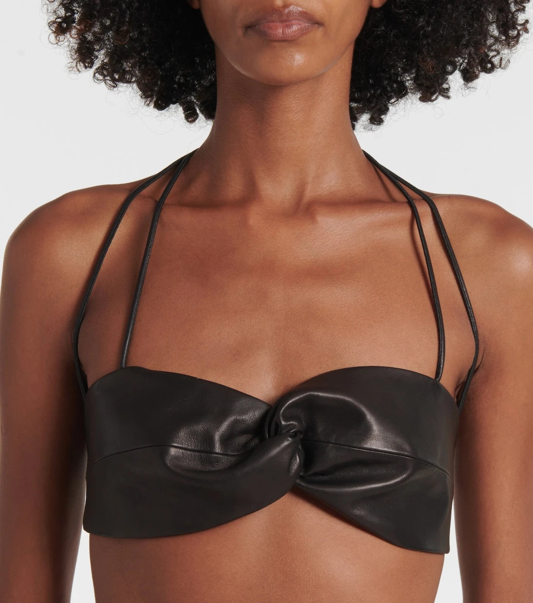 The Sei - Leather bra top