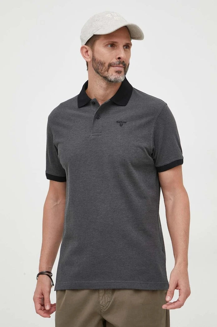 Barbour Yakalı Pamuklu Tişört