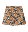 Burberry Yellow Twill Check Shorts