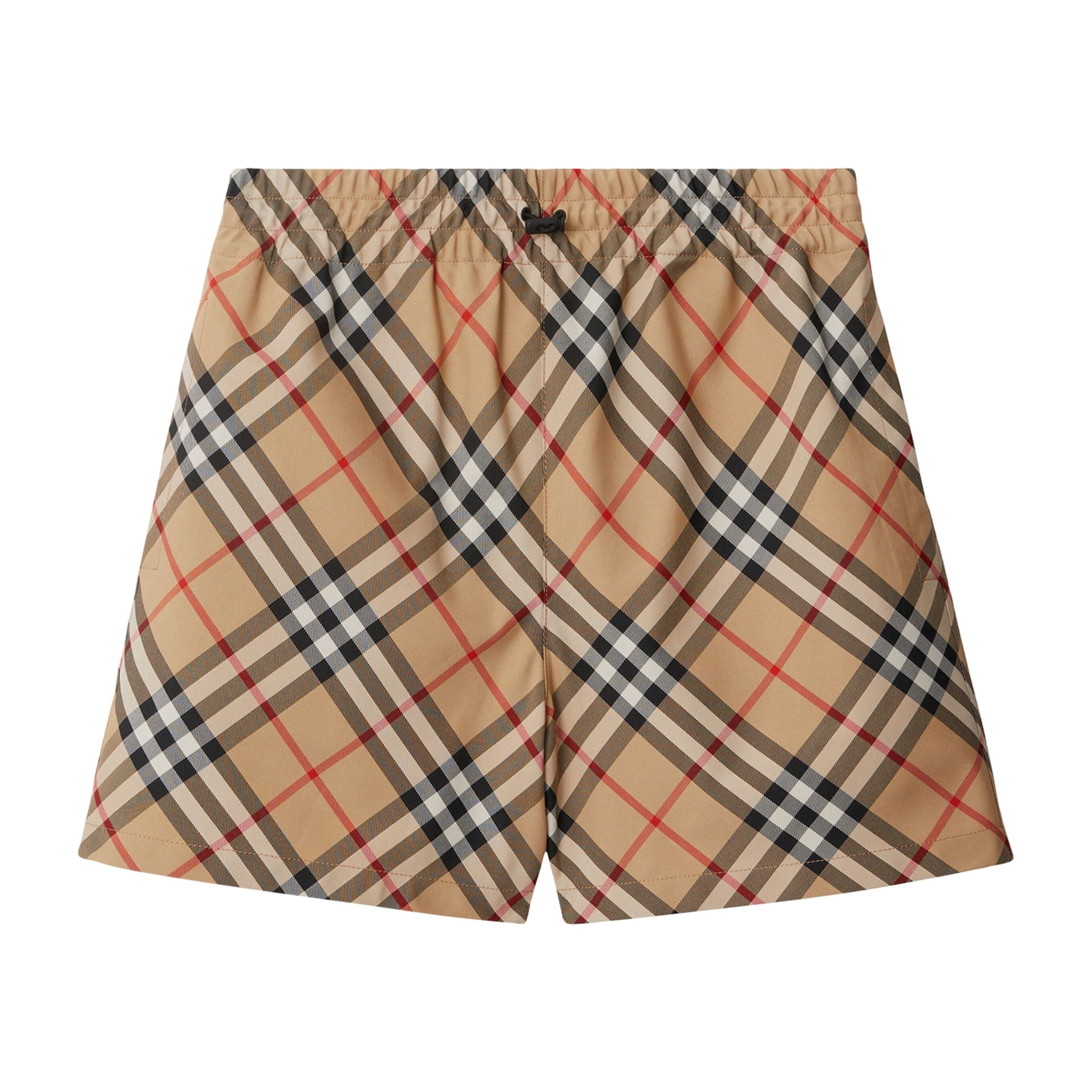 Burberry Yellow Twill Check Shorts
