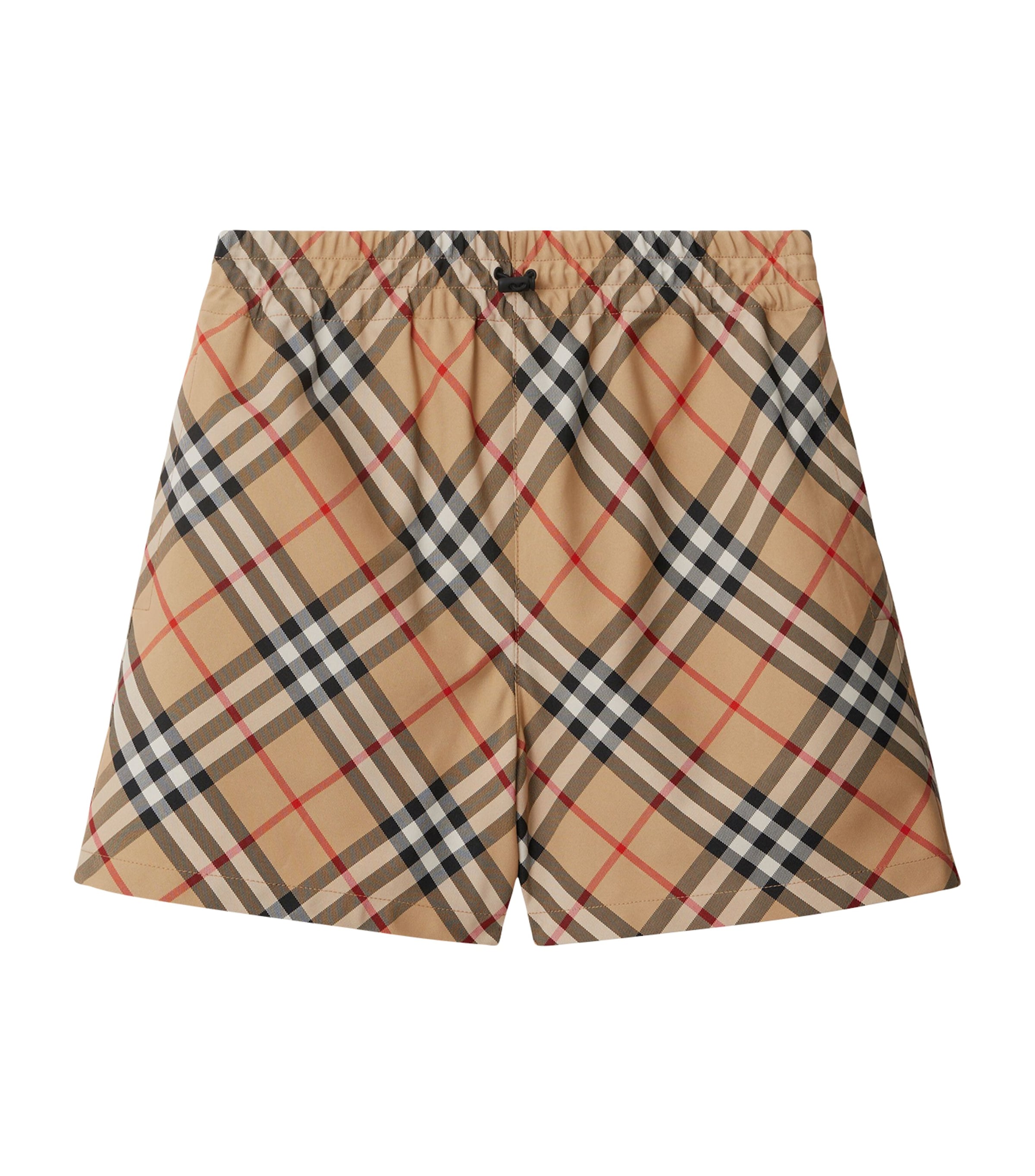 Burberry Yellow Twill Check Shorts